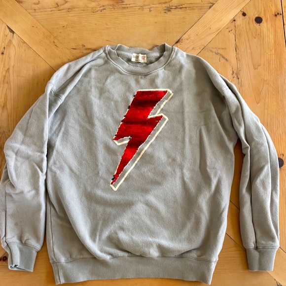 Zara Kids Colection Sweatshirt with Reversible Sequins size 13/14 - Picture 2 of 7